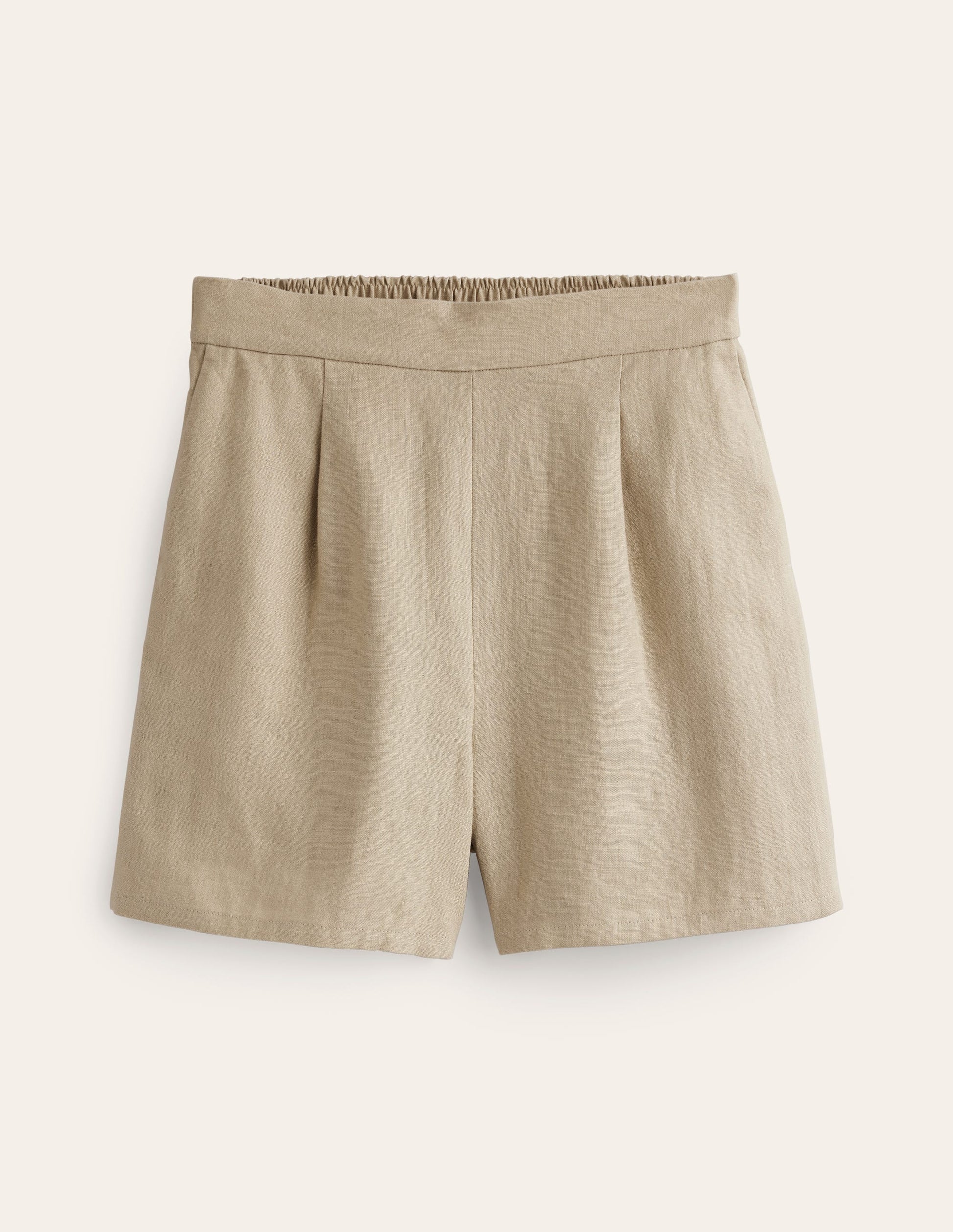 Hampstead Linen Shorts-Neutral-5