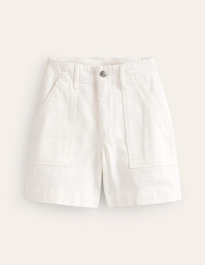 Kensington Casual Shorts-White