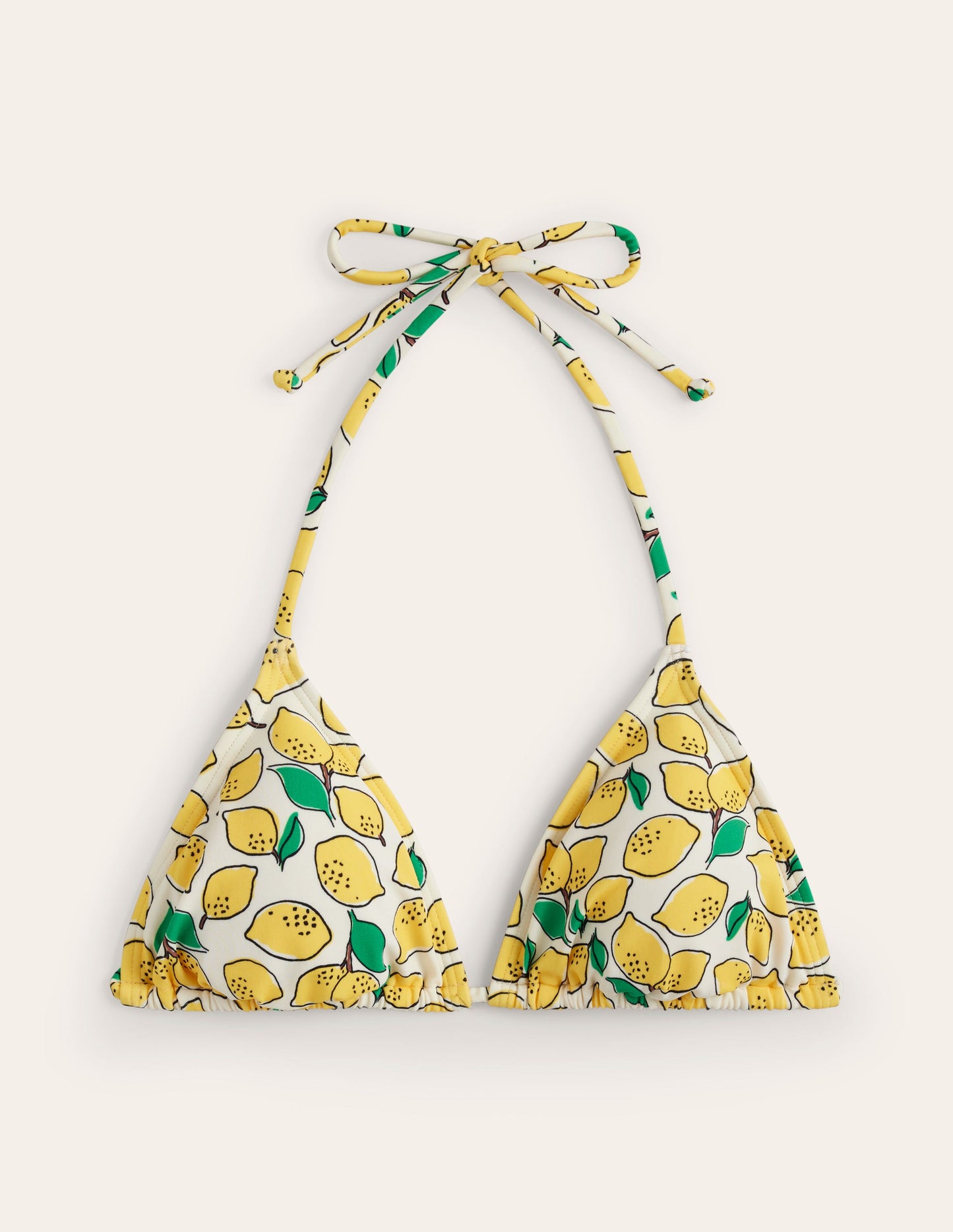 Symi String Bikini Top-Ivory, Lemons