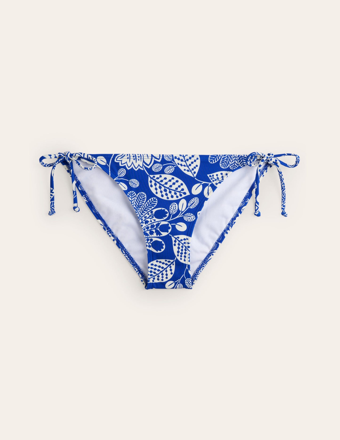 Symi String Bikini Bottoms-Surf The Web, Gardenia Swirl