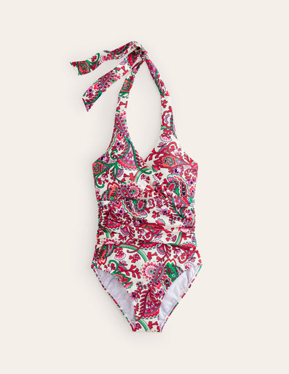 Levanzo Halter Swimsuit-Multi, Fantastical