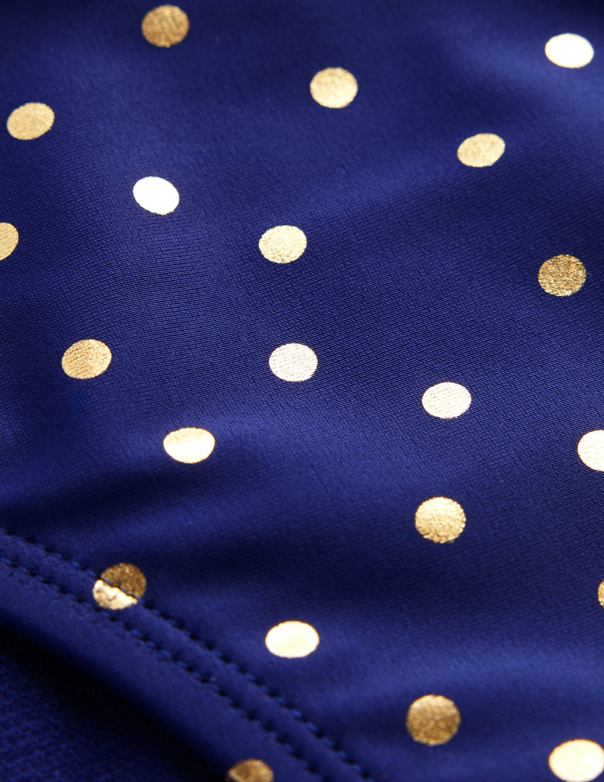 Classic Bikini Bottoms-Navy Foil Spot - Image 6