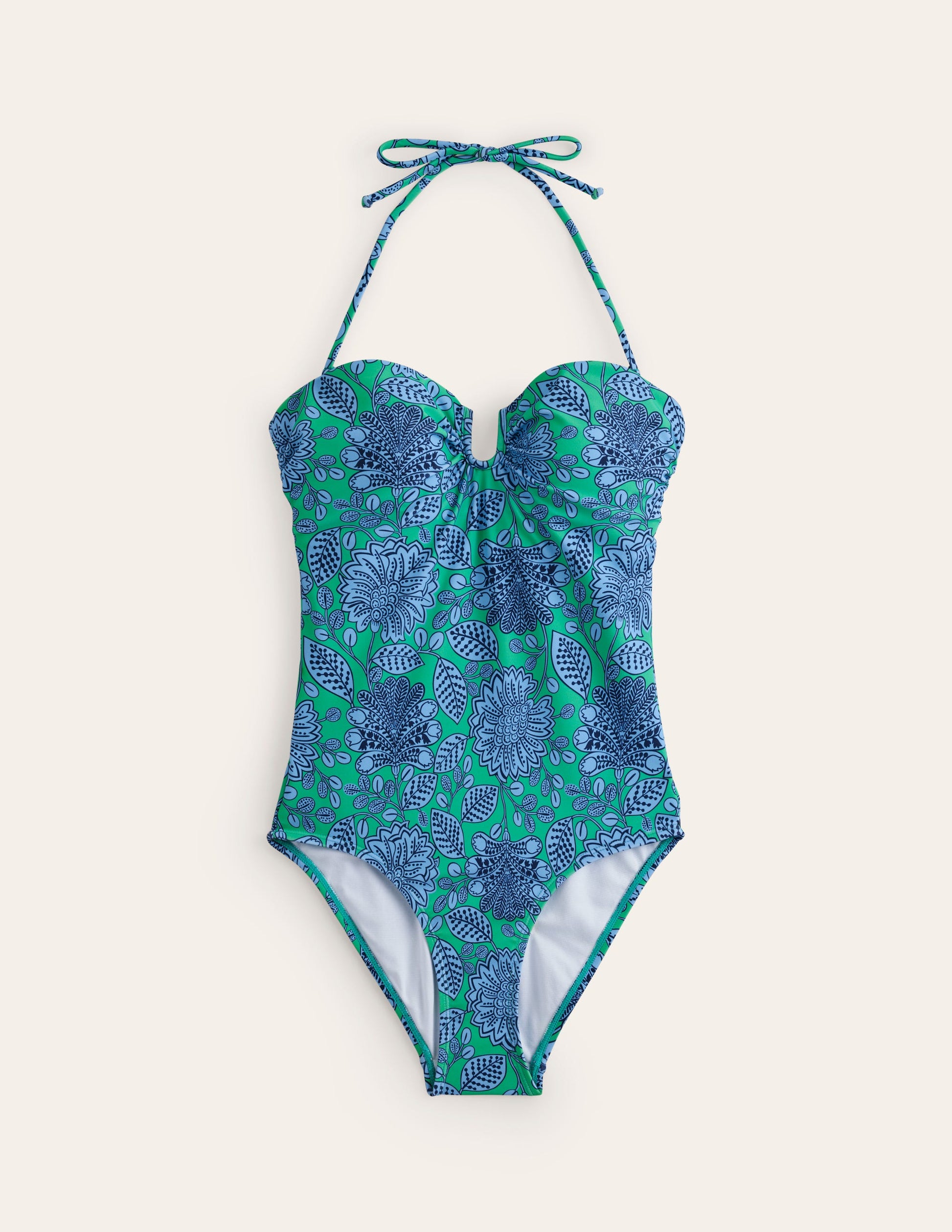 U bar Swimsuit-Ming Green, Gardenia Swirl-5