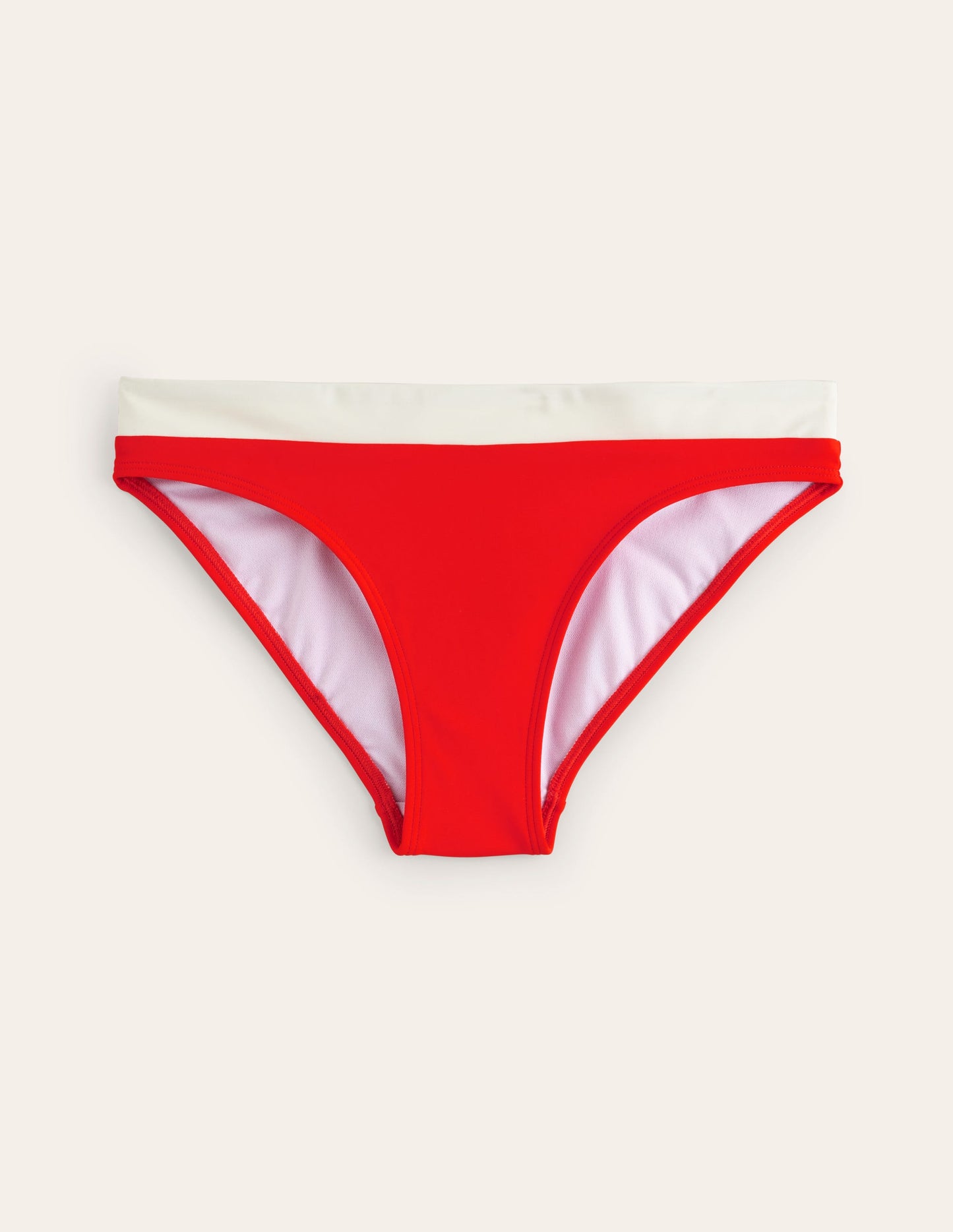 Ithaca Panel Bikini Bottoms-Orange Colourblock