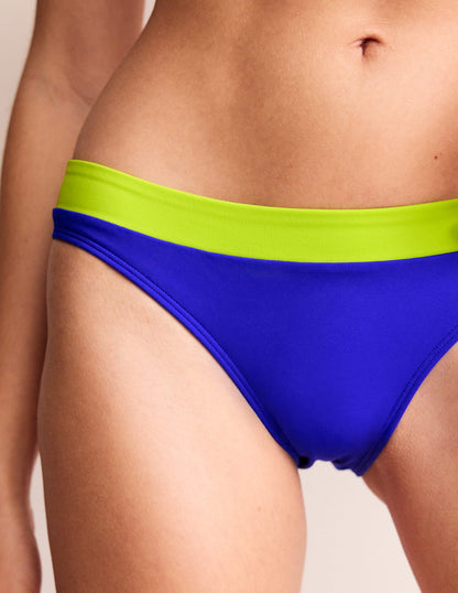 Ithaca Panel Bikini Bottoms-Blue Colourblock-2