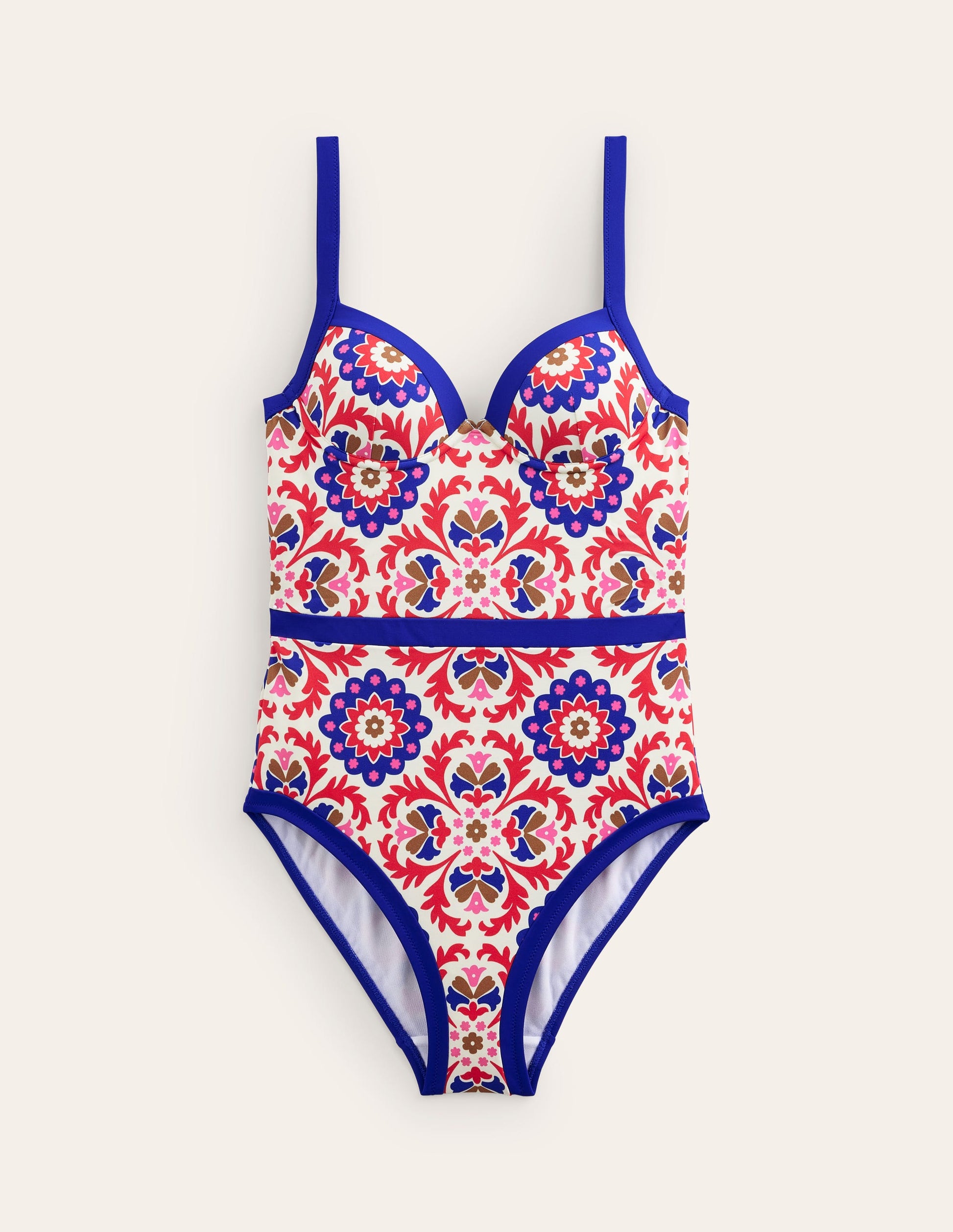 Colour Pop Cup Size Swimsuit-Rubicondo, Mosaic Bloom-5