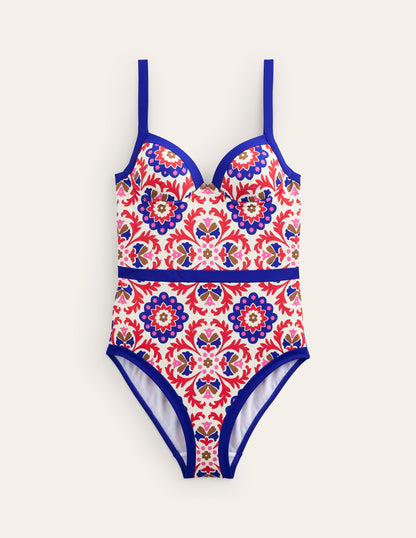 Colour Pop Cup Size Swimsuit-Rubicondo, Mosaic Bloom-5