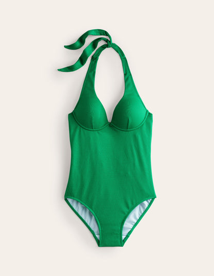 Enhancer Swimsuit-Green Pepper