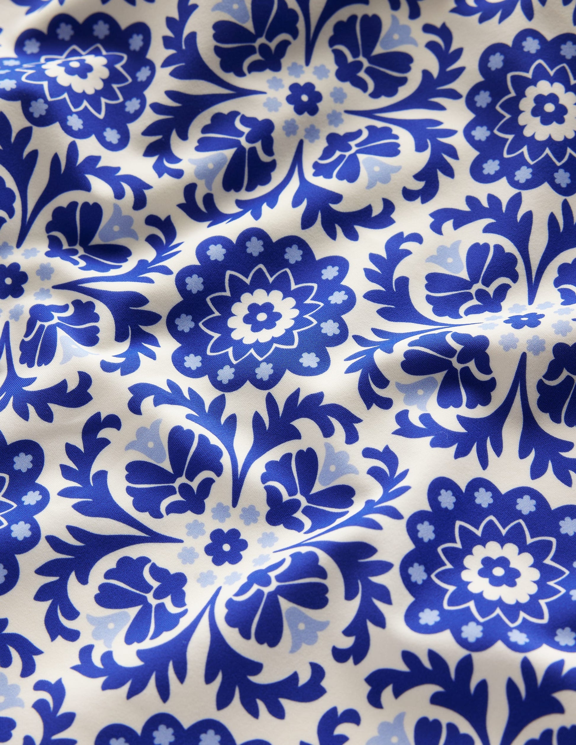 Square Neck Panel Swimsuit-Surf The Web, Mosaic Bloom-6