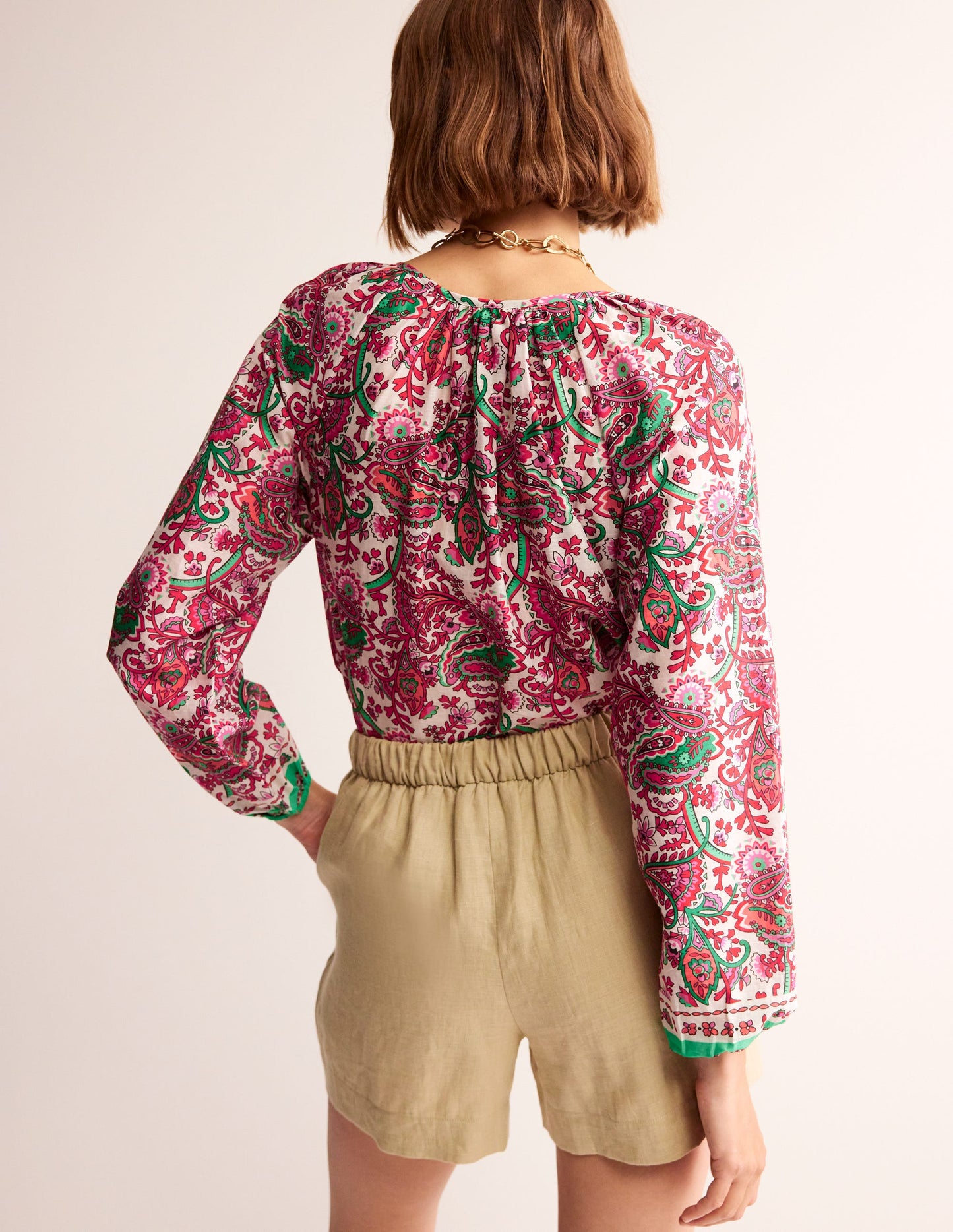 Serena Cotton Blouse-Multi, Fantastical