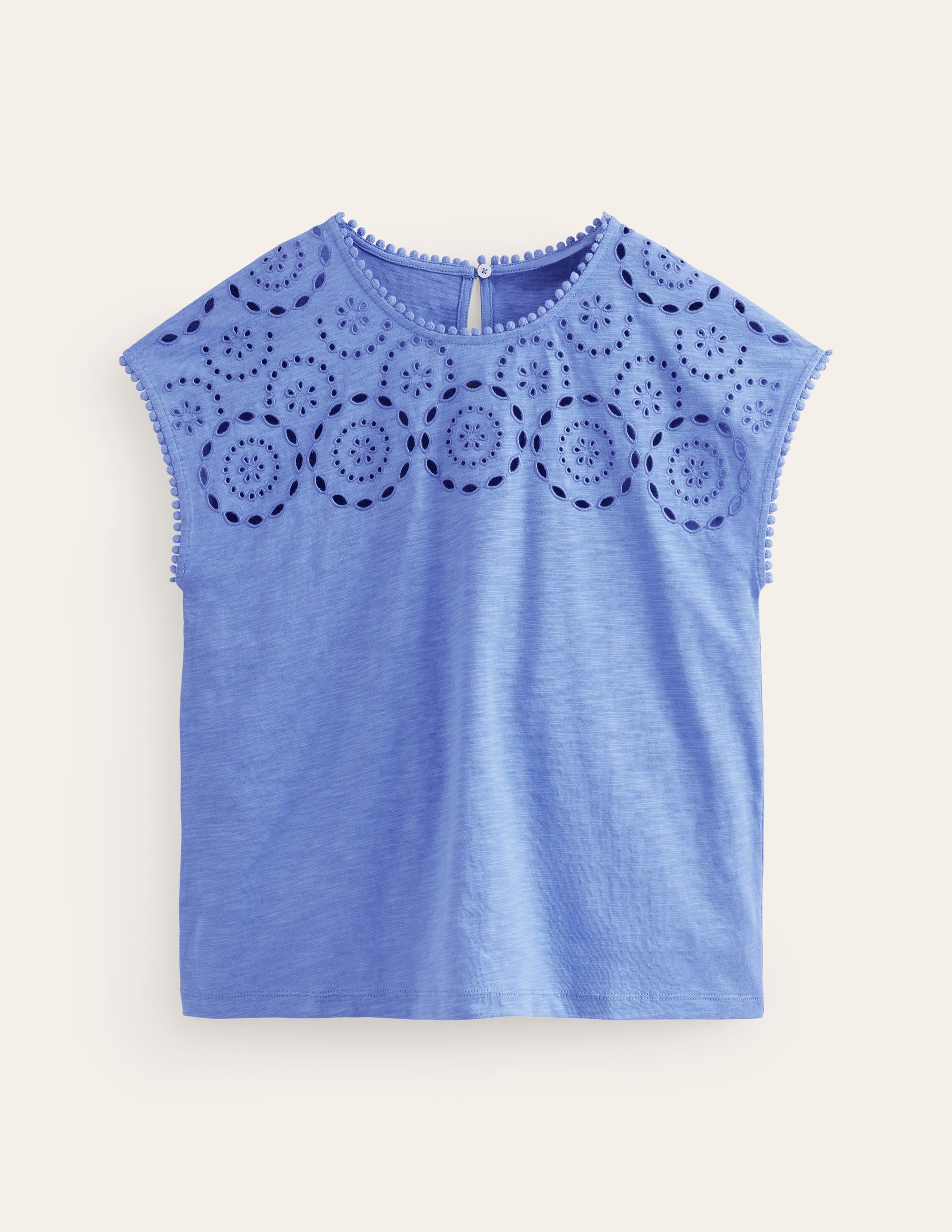 Sasha Broderie T-Shirt-Ebb and Flow - Image 5