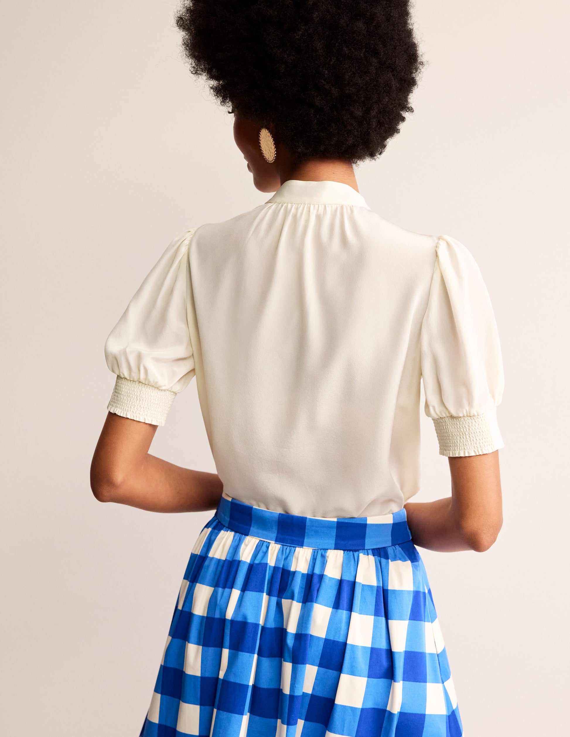 Pussy-Bow Silk Blouse-Ivory-3