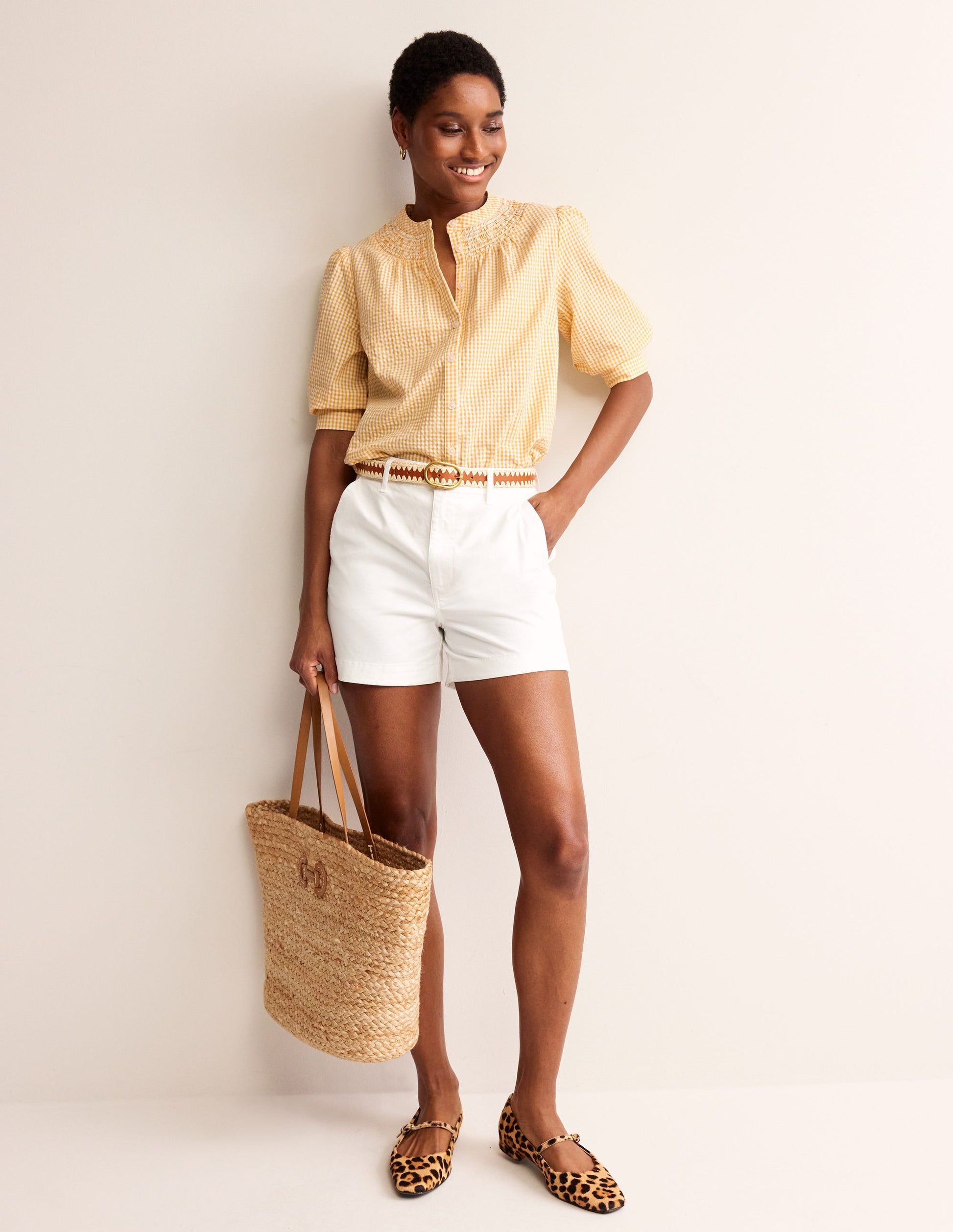 Ada Seersucker Top-Sweet Honeycomb Gingham-4