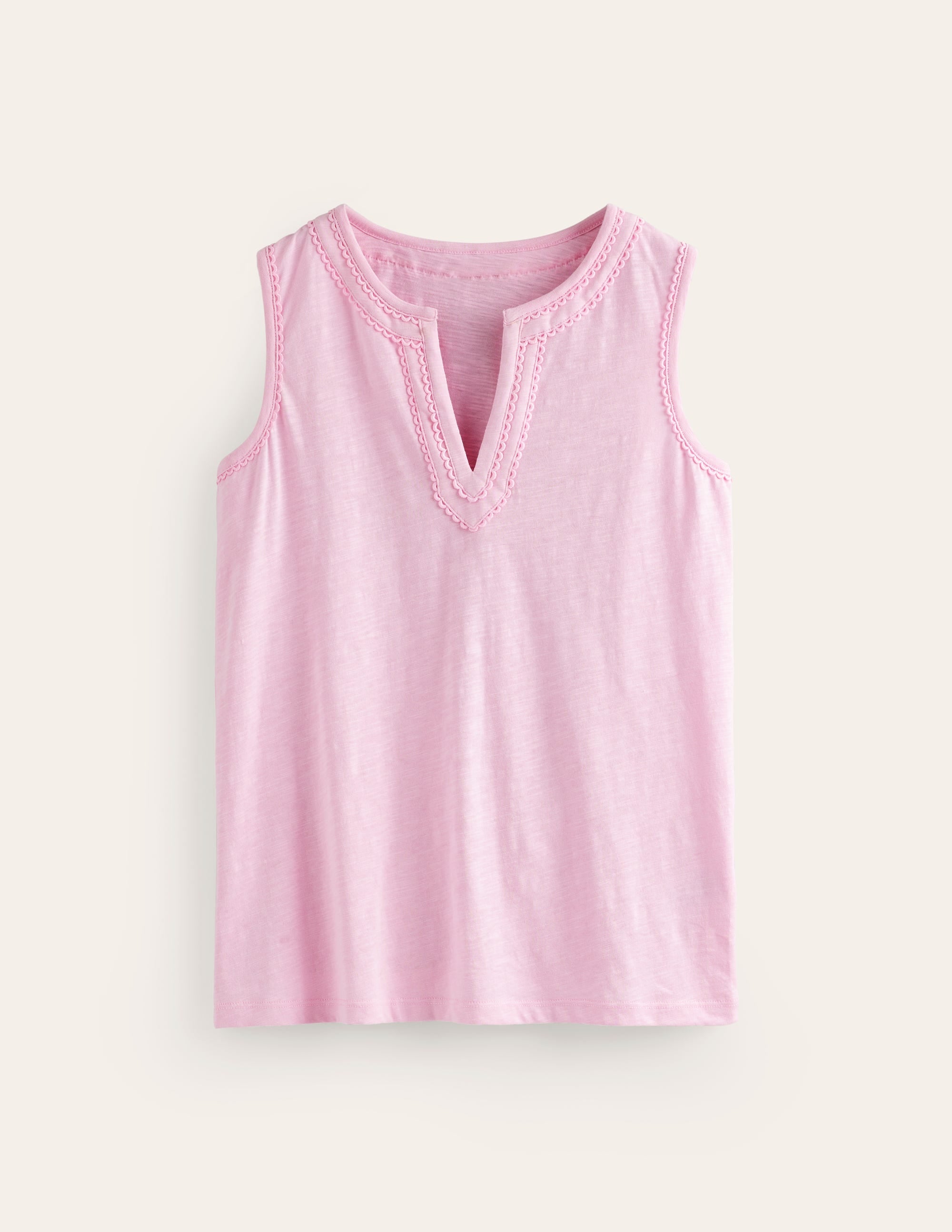 Trim Detail Vest-Sweet Lilac - Image 5