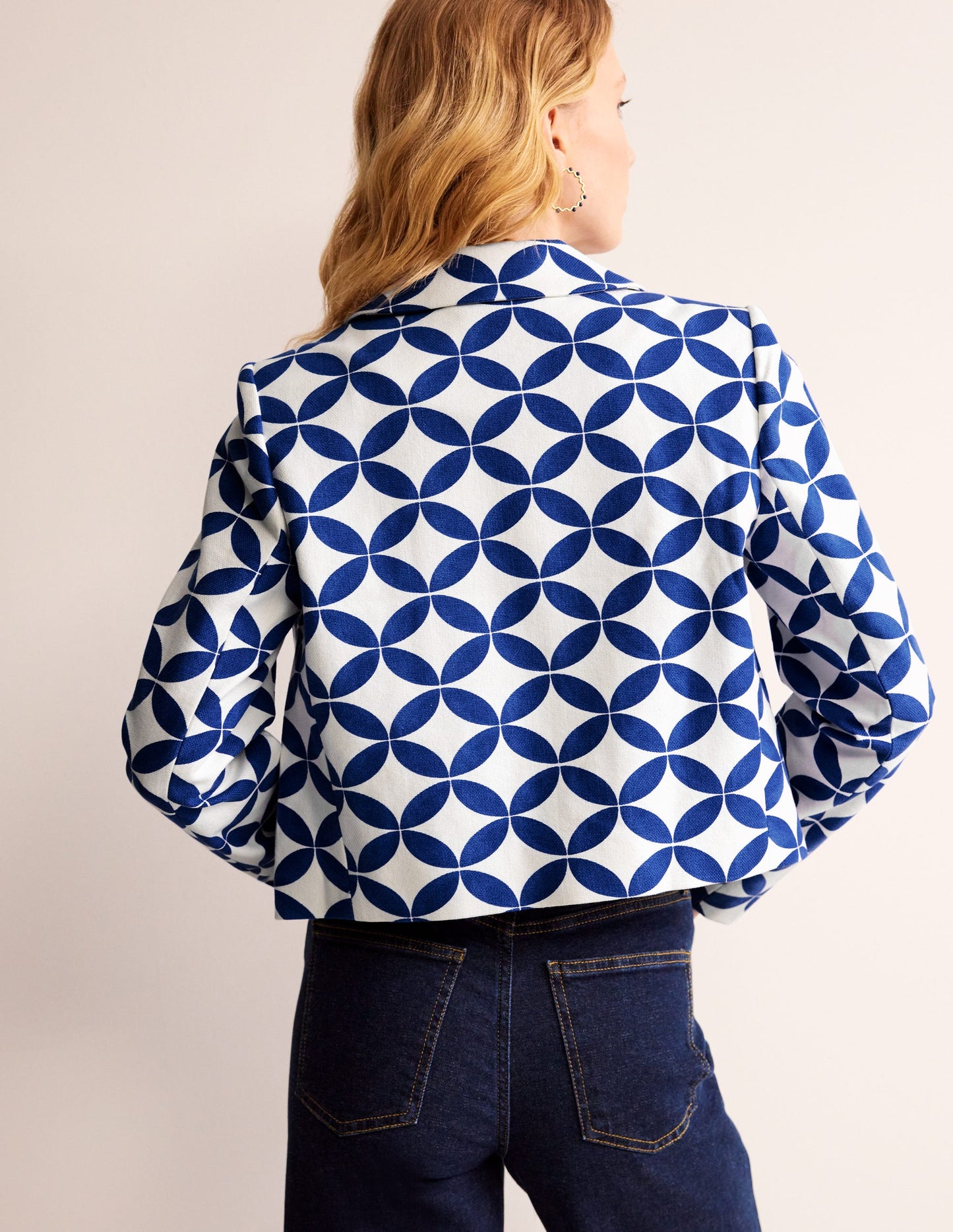 Occasion Jacket-Navy Geo