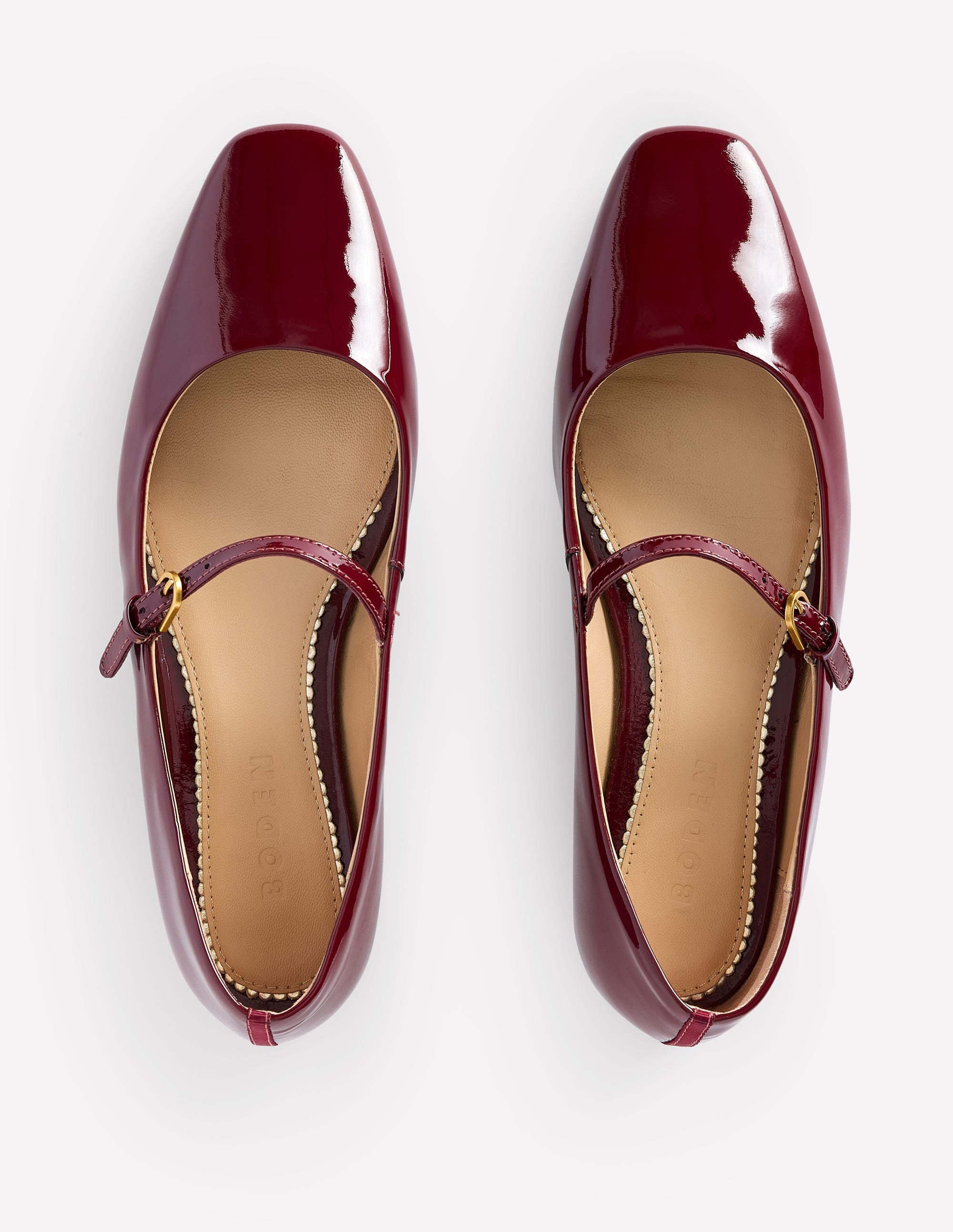 Penelope Mary Jane Flat-Oxblood - Image 5