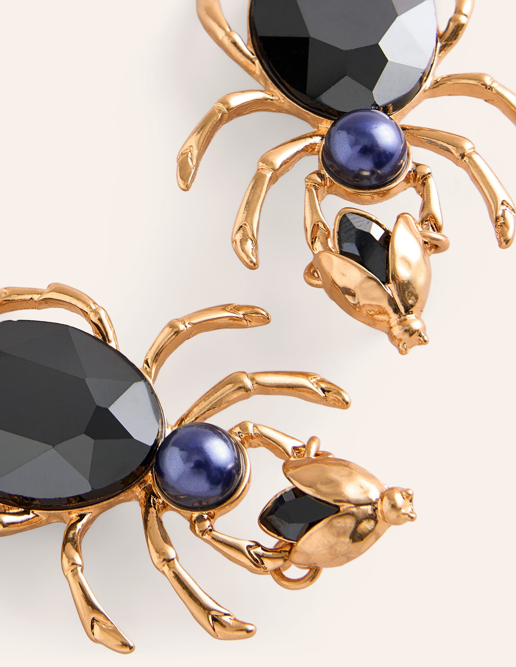 Metal Novelty Earrings-Spider-4