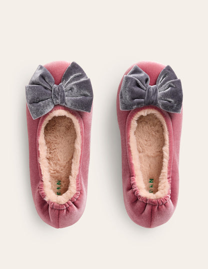 Bow Slippers-Pink-5