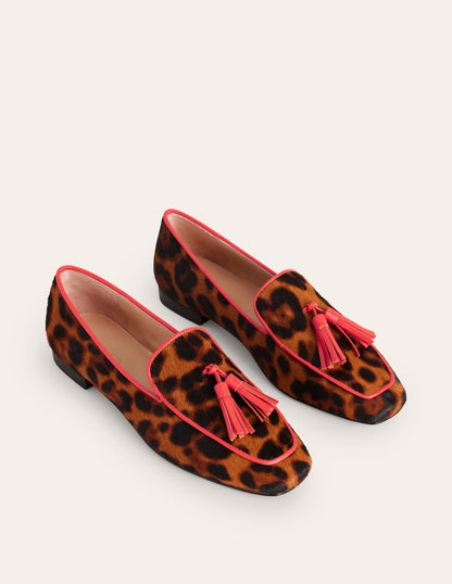 Soft Slipper Flats-Dark Classic Leopard