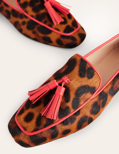 Soft Slipper Flats-Dark Classic Leopard