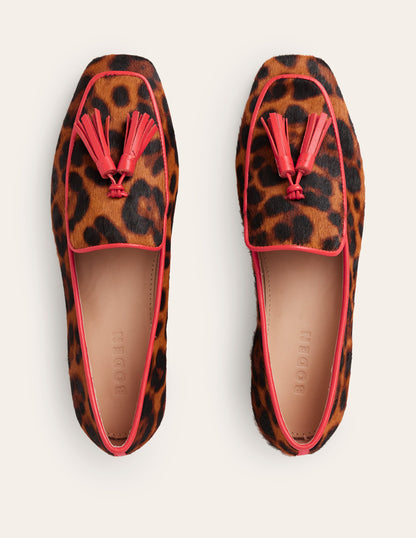 Soft Slipper Flats-Dark Classic Leopard