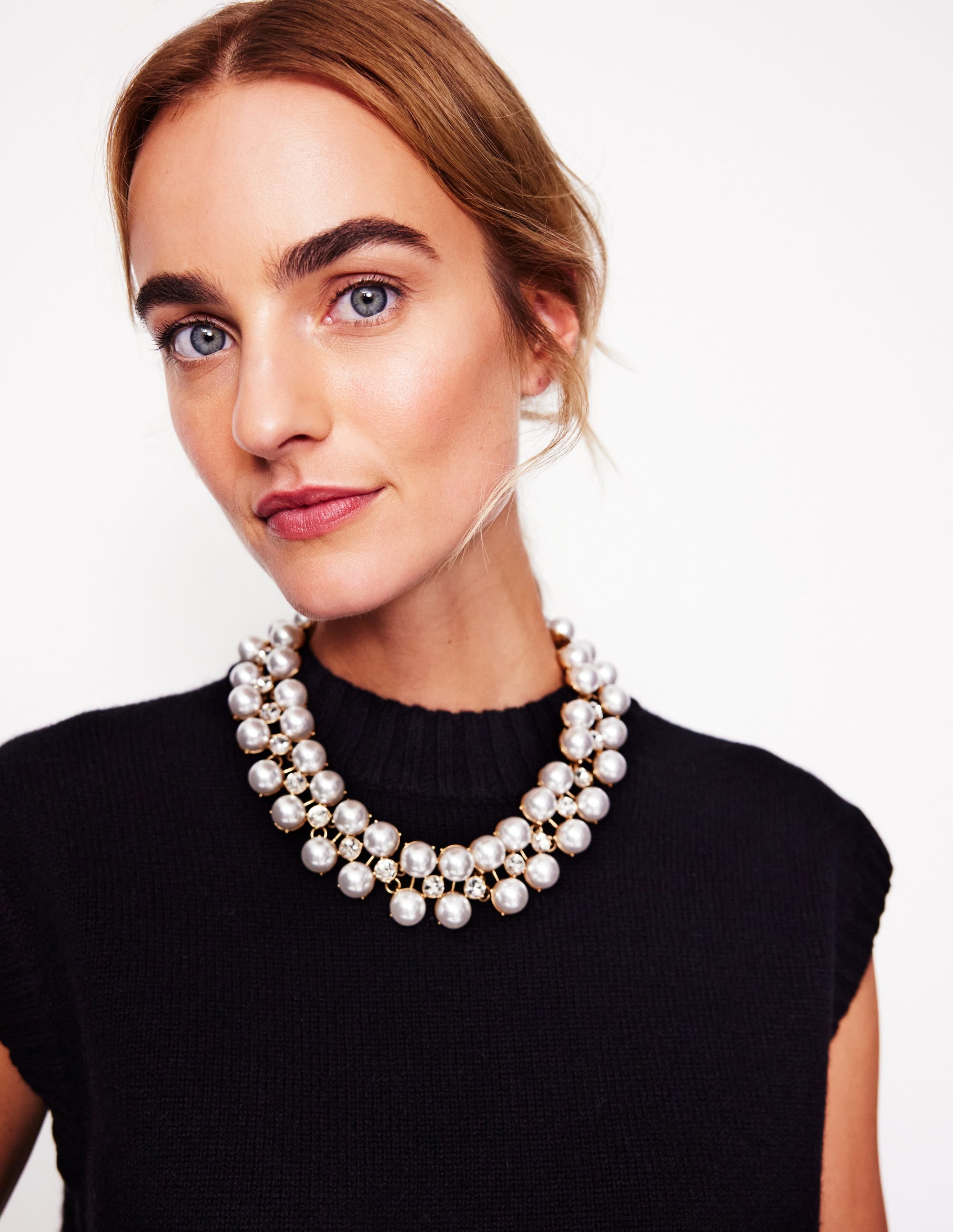 Mega Cluster Necklace-Ivory - Image 1