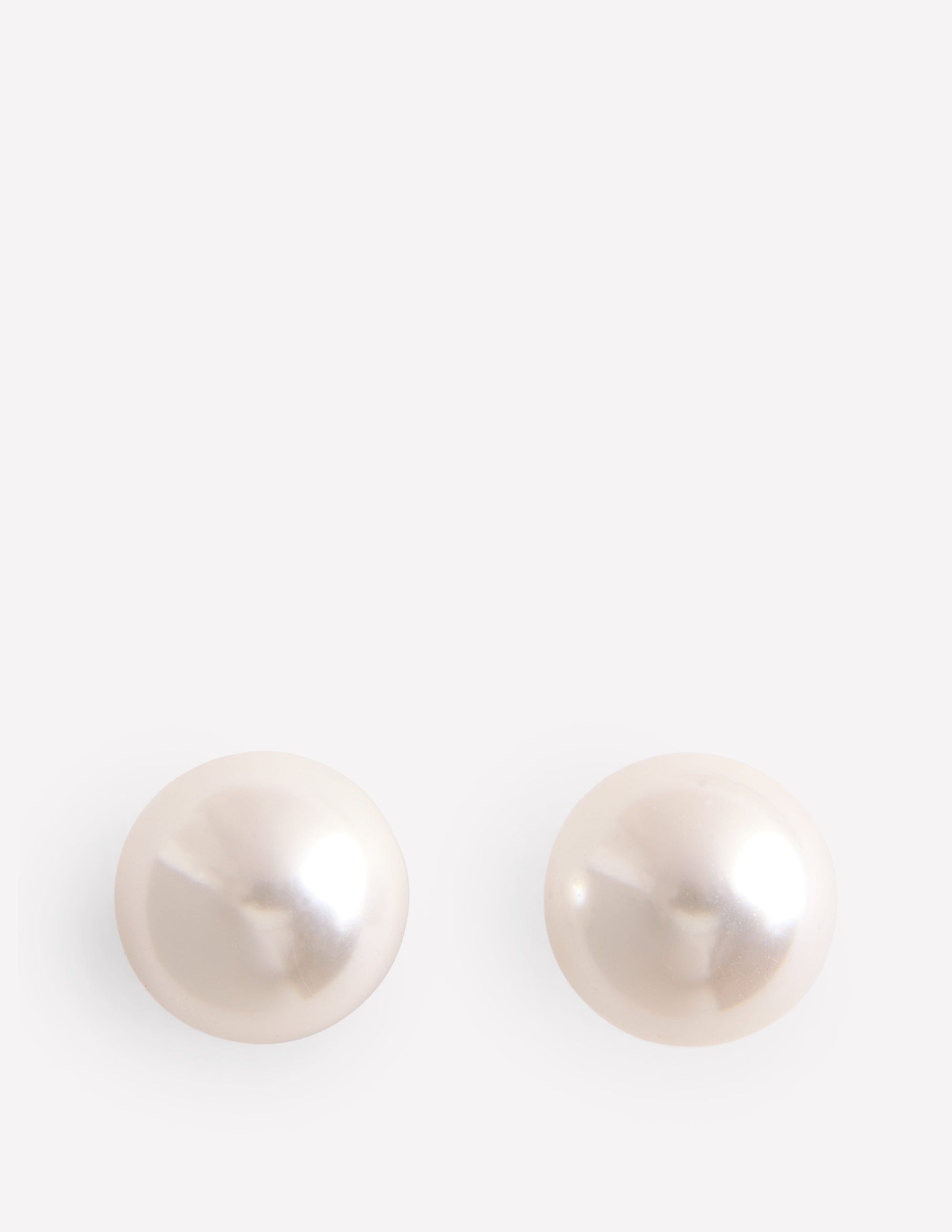 Statement Stud Earrings-Ivory-2