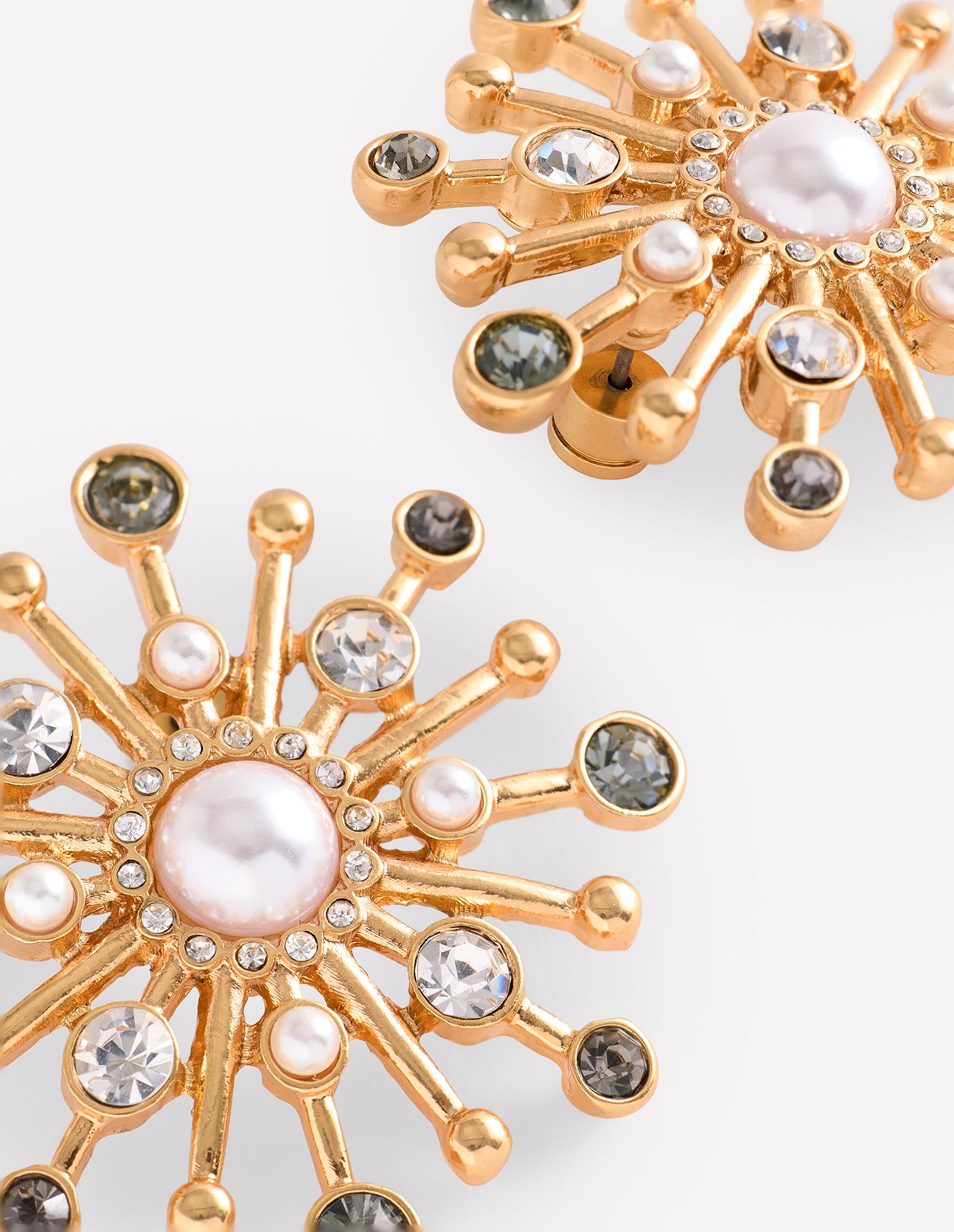 Celestial Mega Studs Earrings-Gold - Image 4