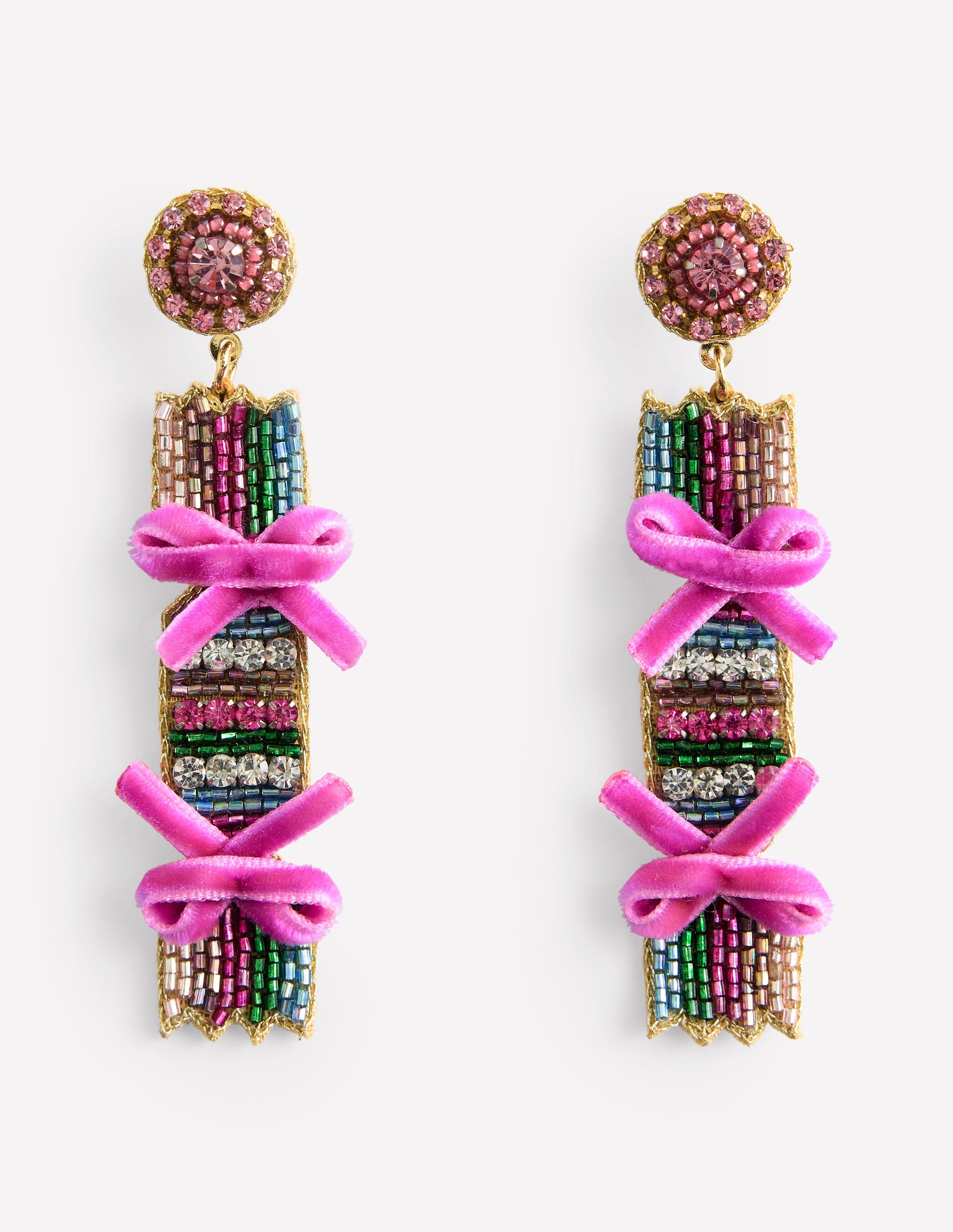 Novelty Christmas Earrings-Cracker-2