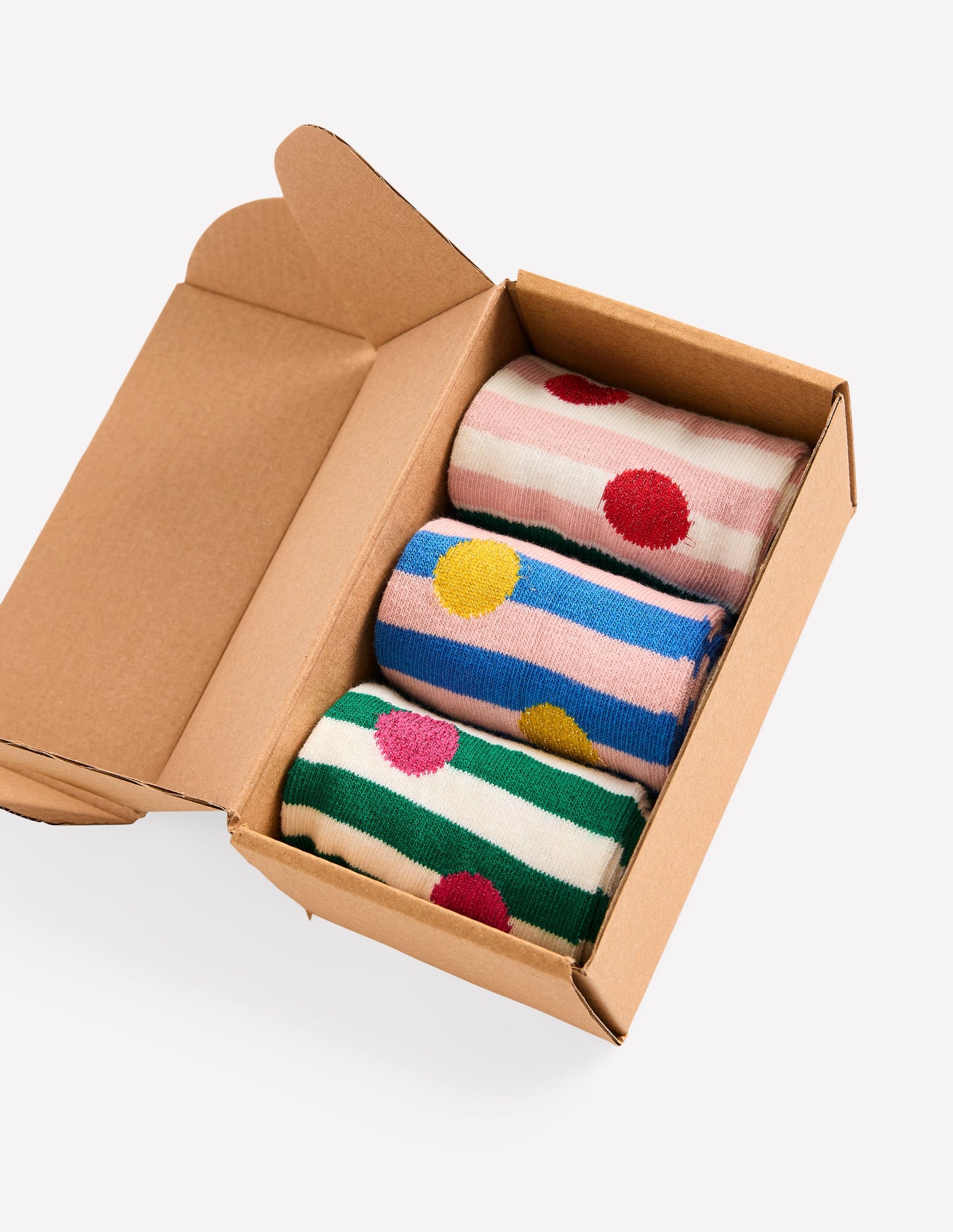 3 Pack Sparkle Socks-Spot Socks