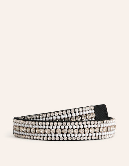 Embellished Waist Belt-Black-2