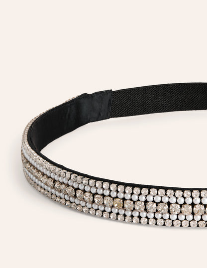 Embellished Waist Belt-Black-3