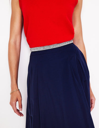 Embellished Waist Belt-Black-1