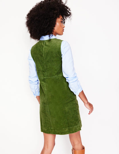 Pia Cord Shift Dress-Fir Tree