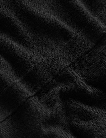 Maria Knitted Midi Dress-Black-6