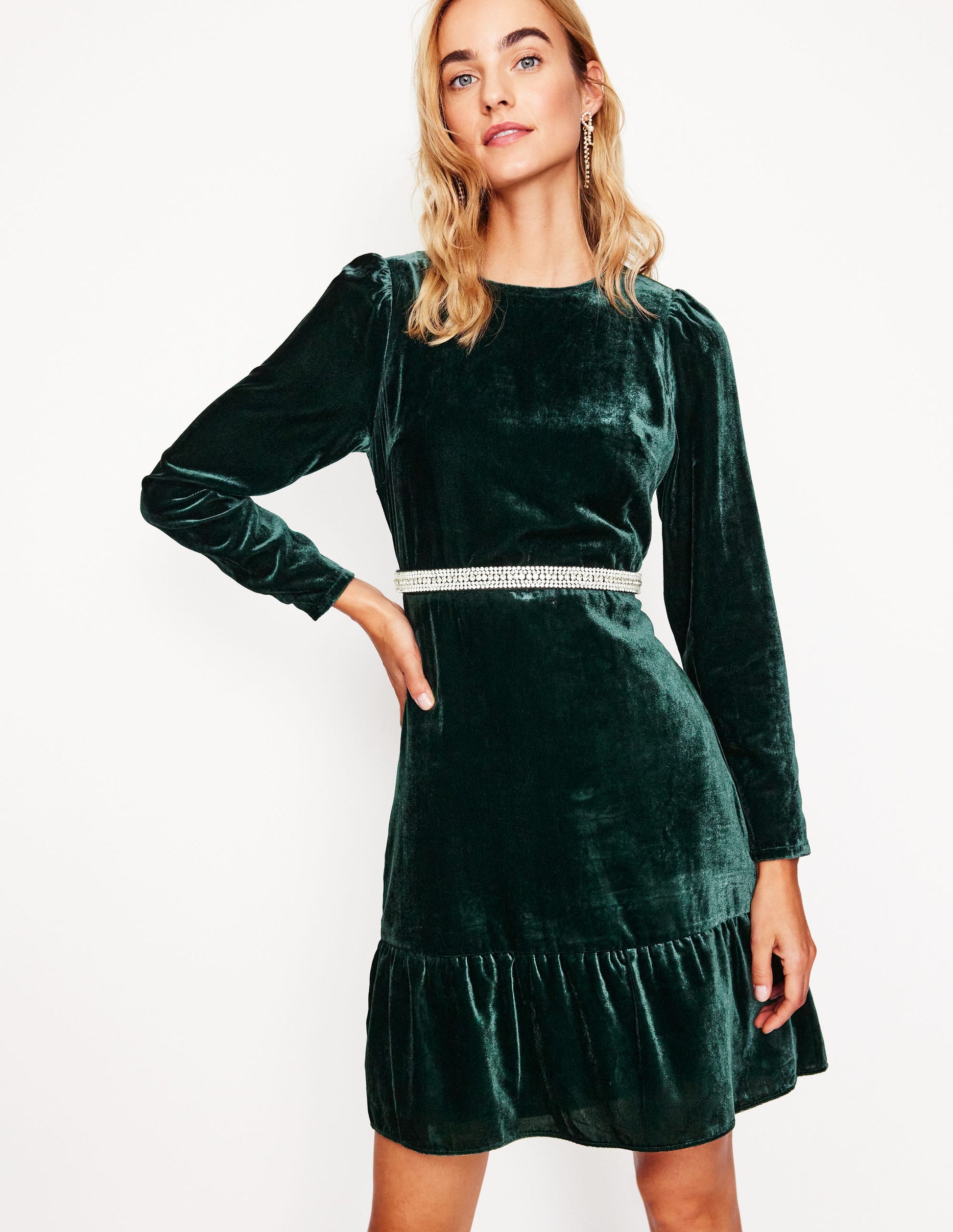 Velvet Short Dress-Glade-1