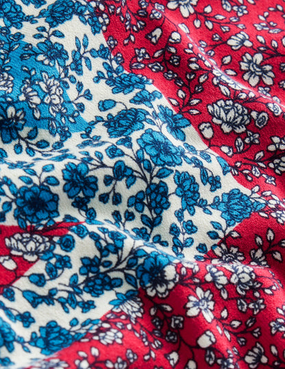Catriona Cotton Crew Jumper-Cerulean Blue, Union Jack-6