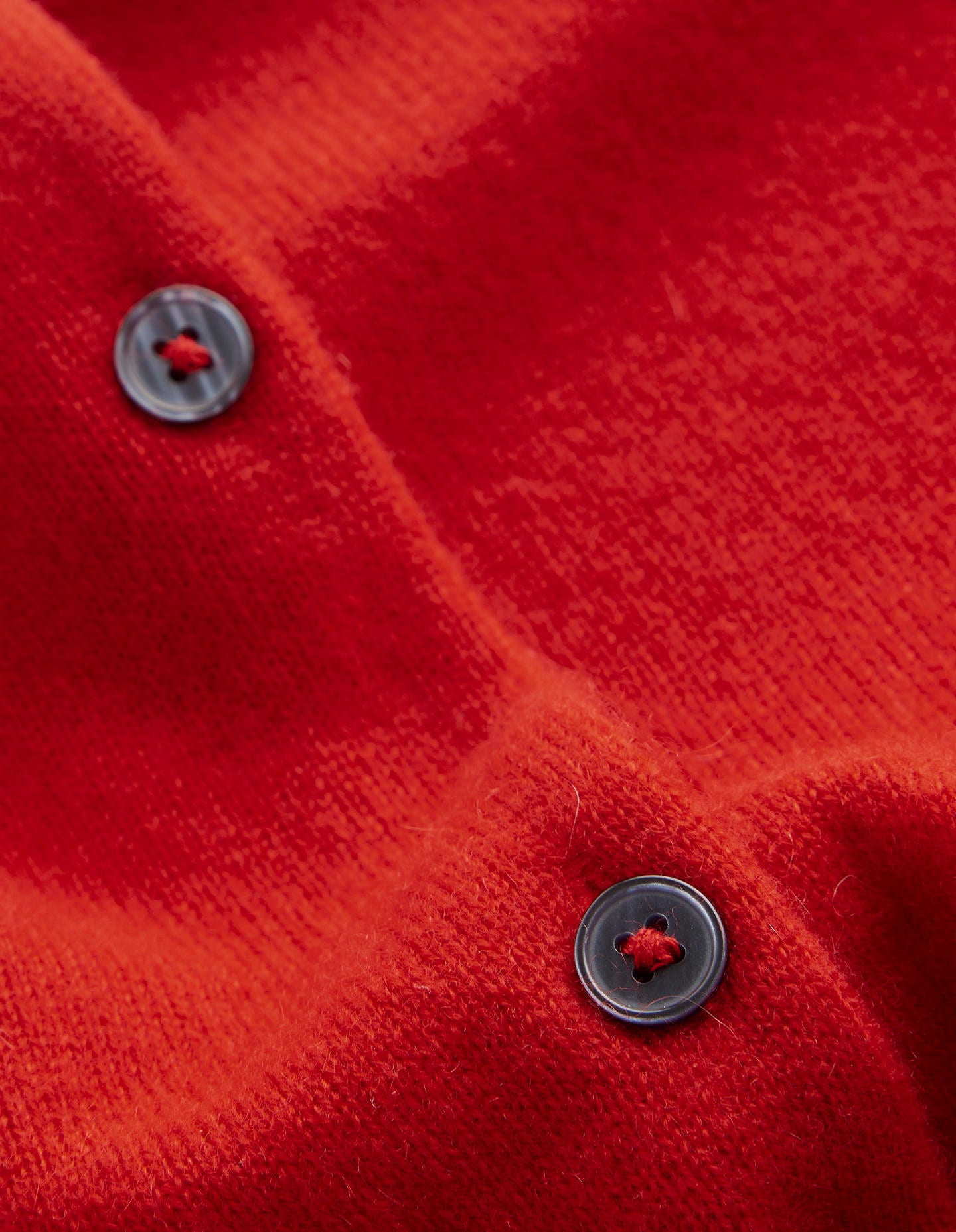 Eva Cashmere Crew Cardigan-Rouge Red - Image 6