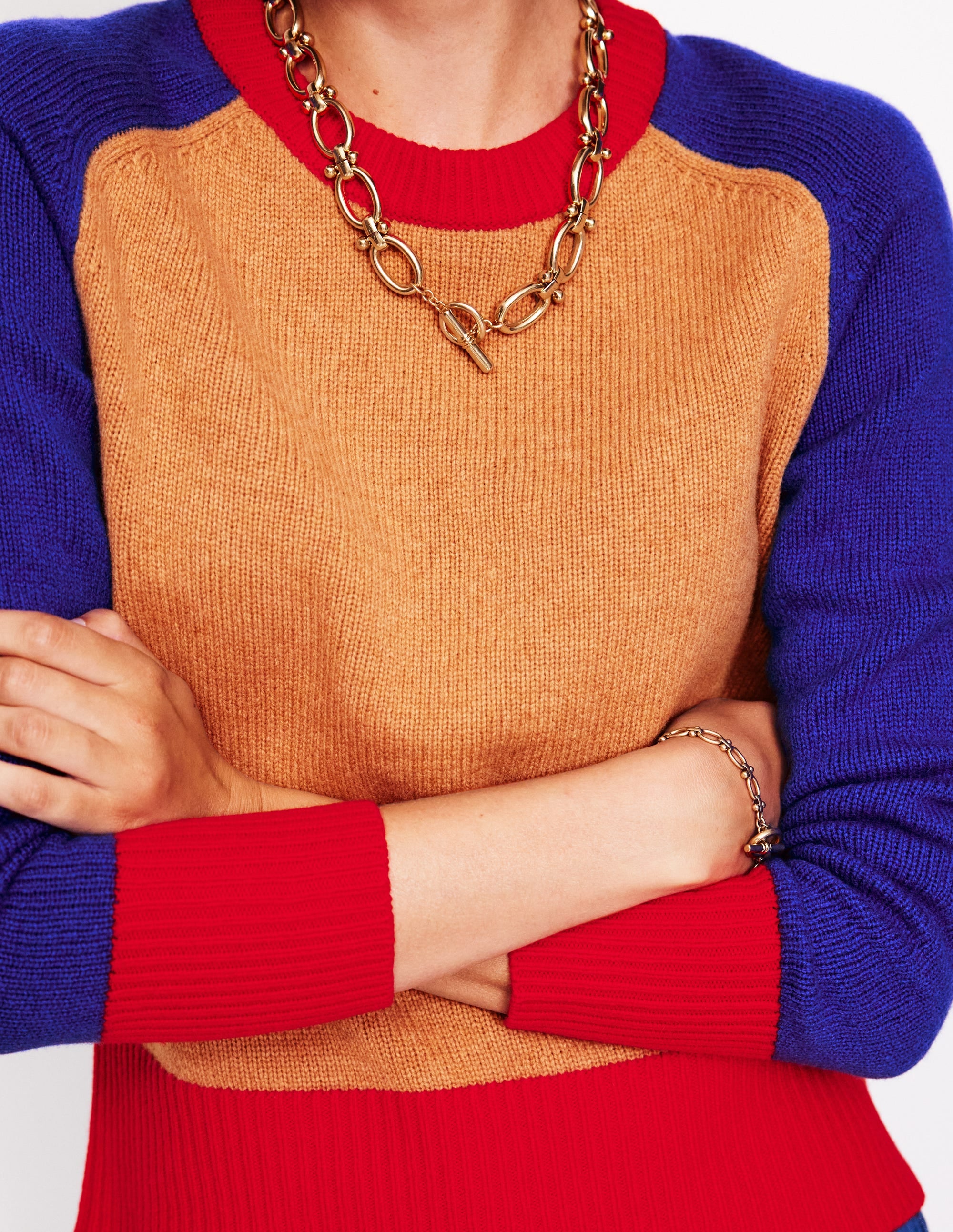 Olivia Merino Jumper-Chinchilla Melange - Image 2