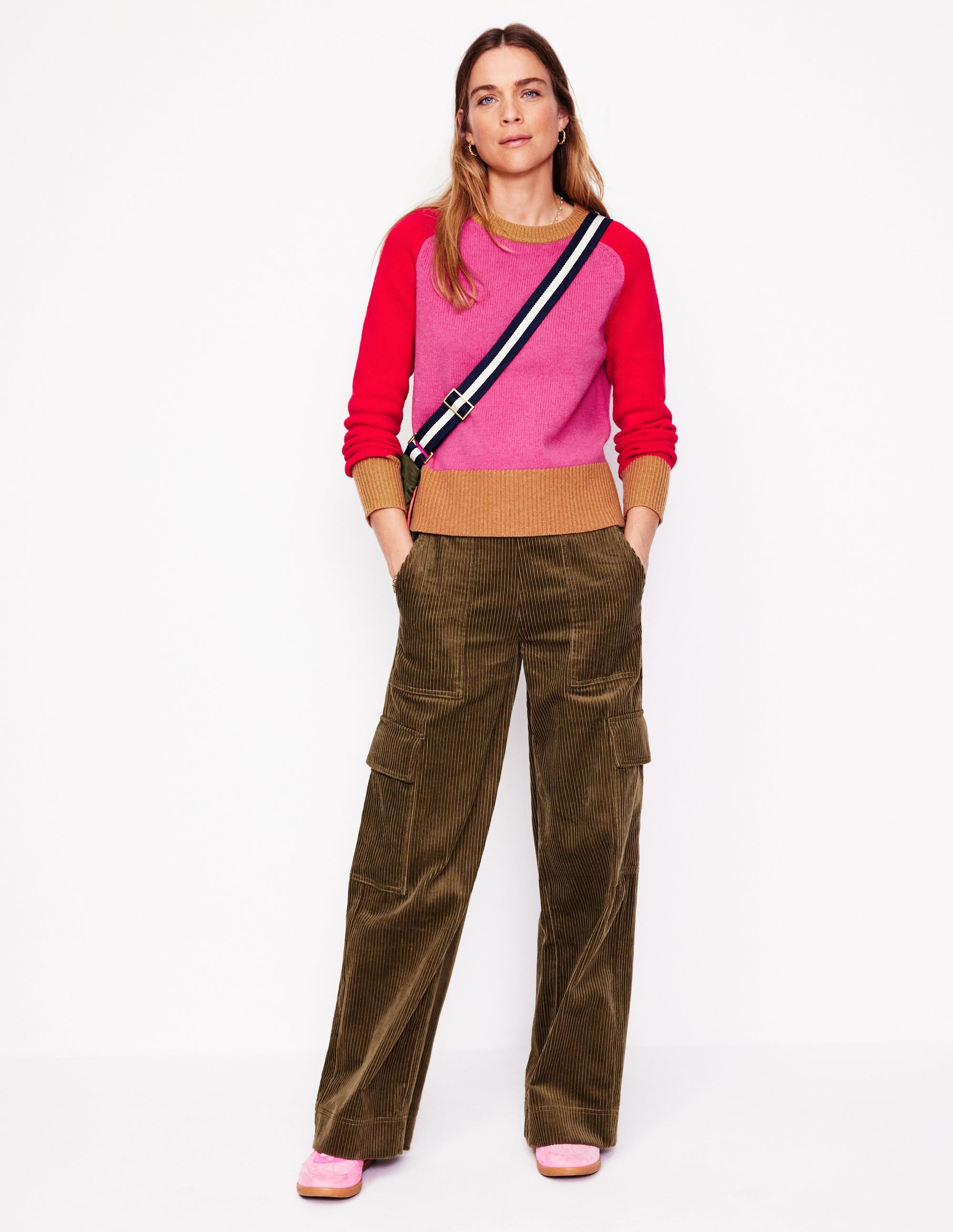 Olivia Merino Jumper-Party Pink - Image 5