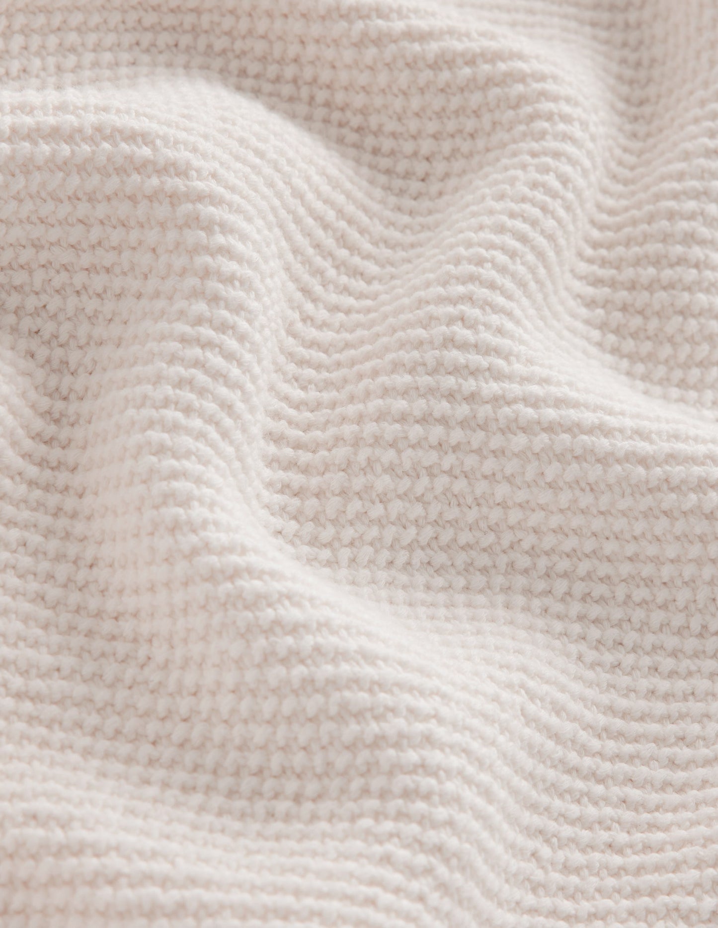 Button Detail Stitch Jumper-Warm Ivory