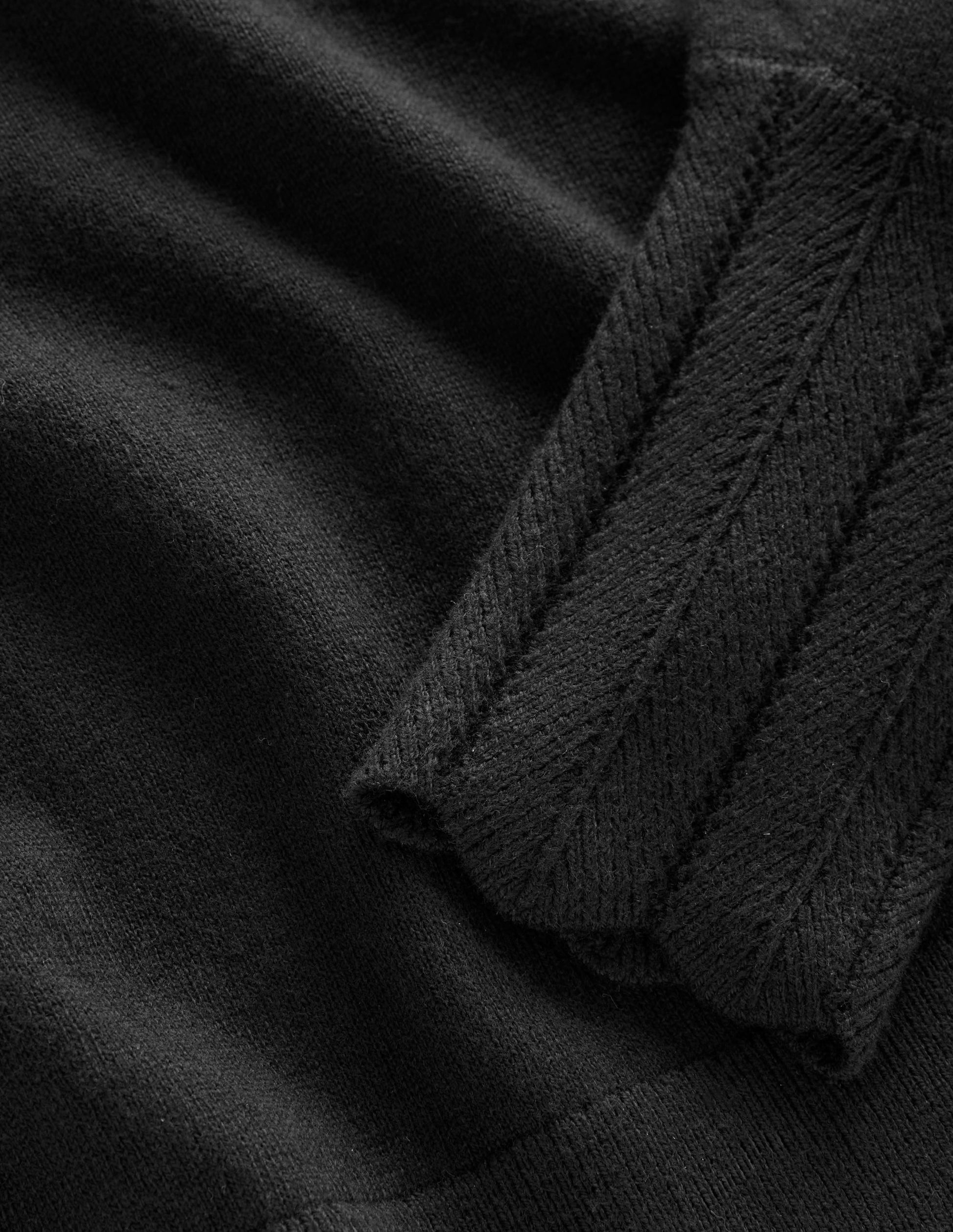 Imi Scallop Trim Jumper-Black-6