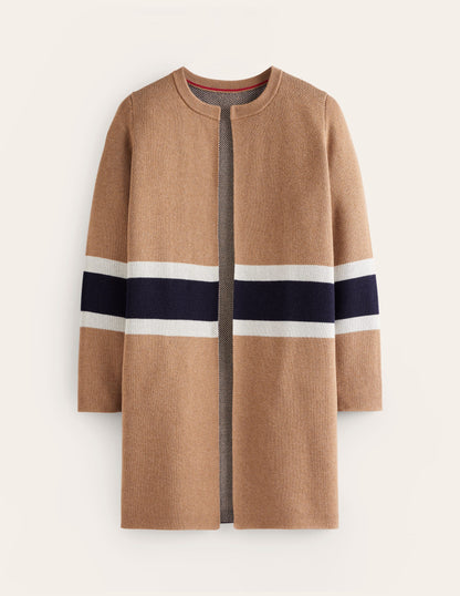 Edge to Edge Coatigan-Camel Melange, Union Jack-7