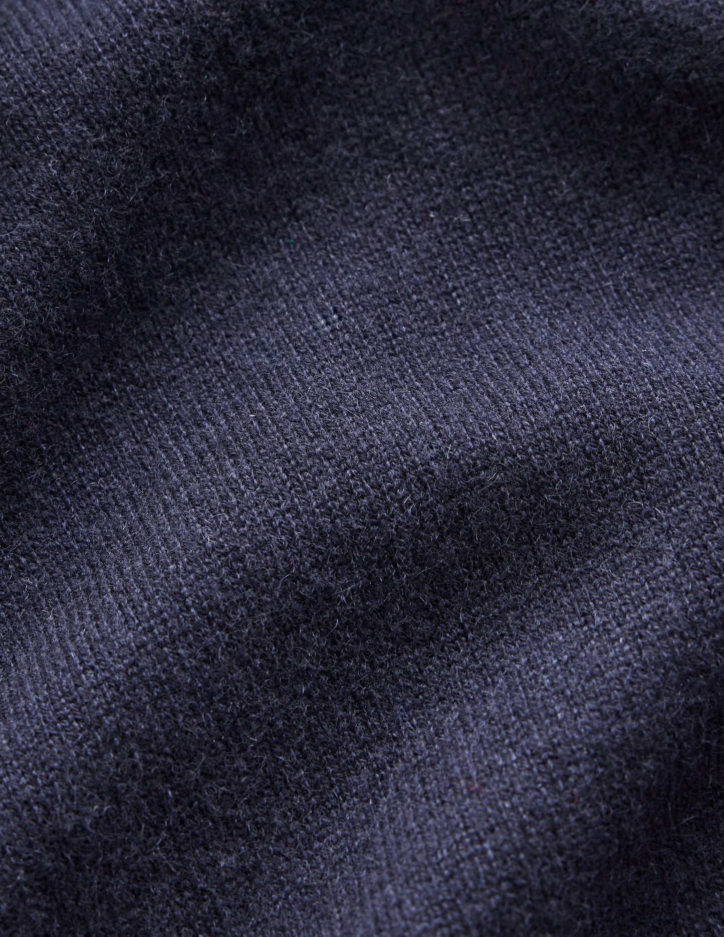 Eva Cashmere Roll Neck Jumper-Navy