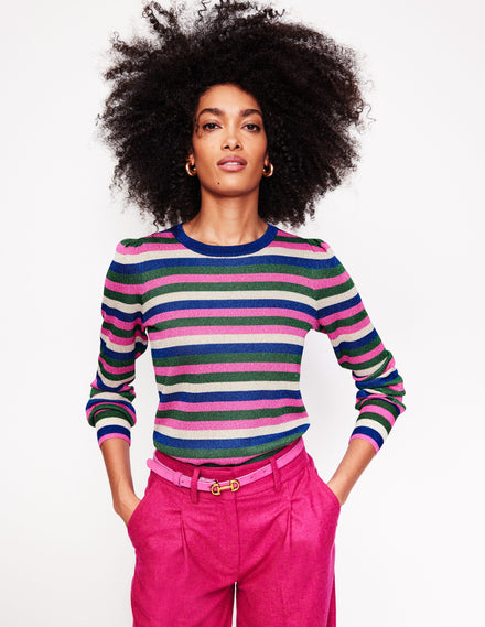 Party Stripe Jumper-Multi Stripe