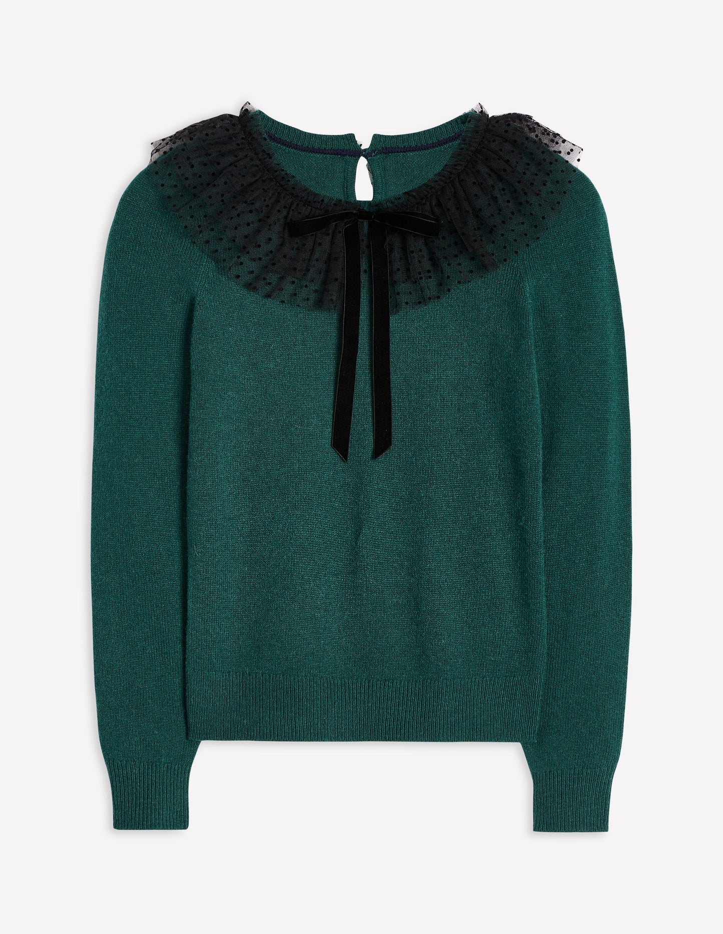 Tulle Party Jumper-Glade Green