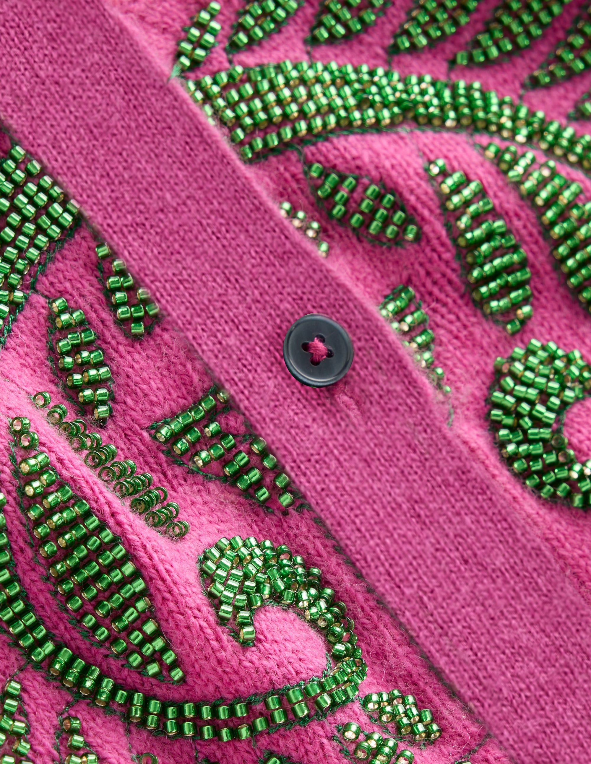 Fenella Embellished Cardigan-Party Pink - Image 9
