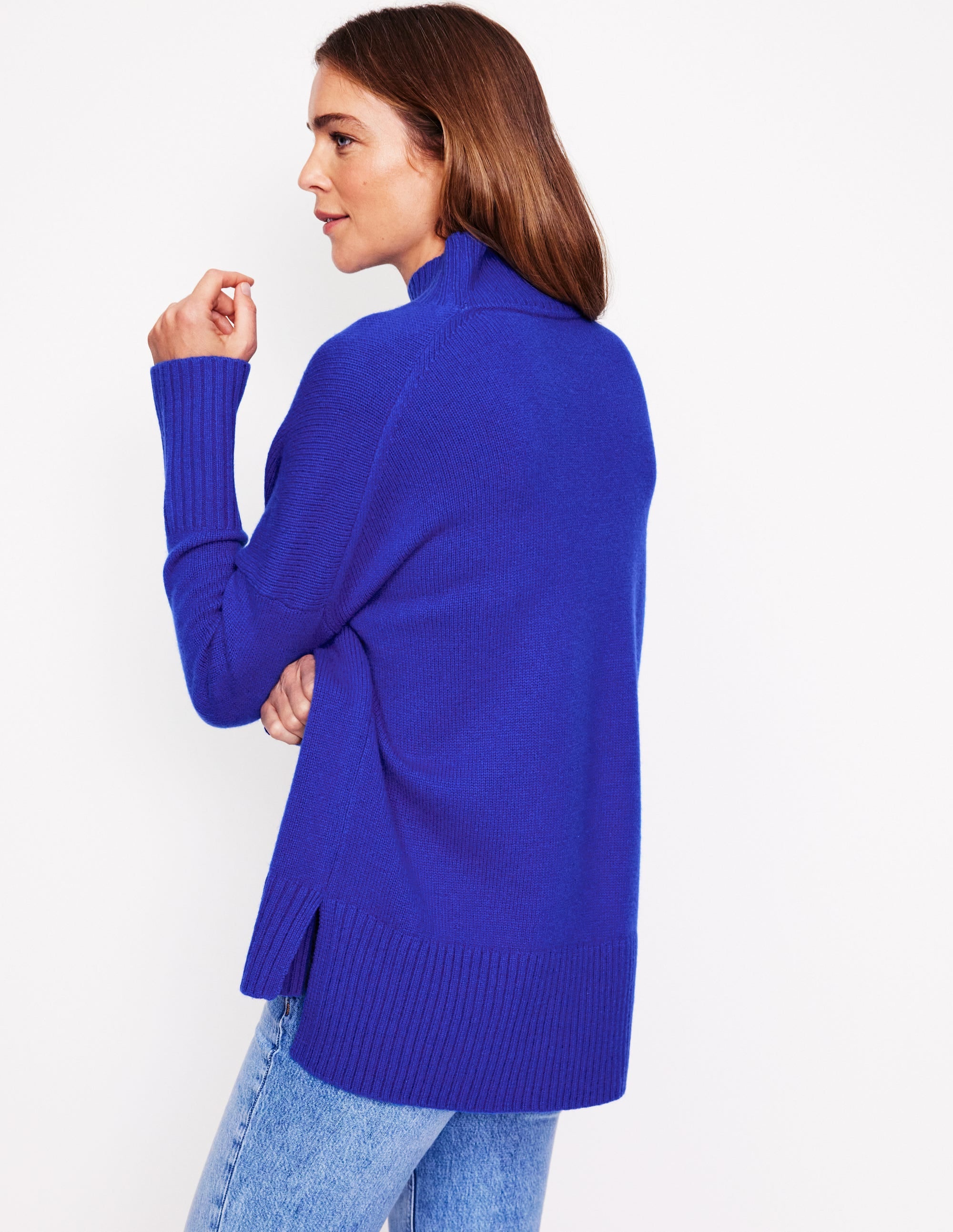 Jessica Oversized Jumper-Rich Blue - Image 3