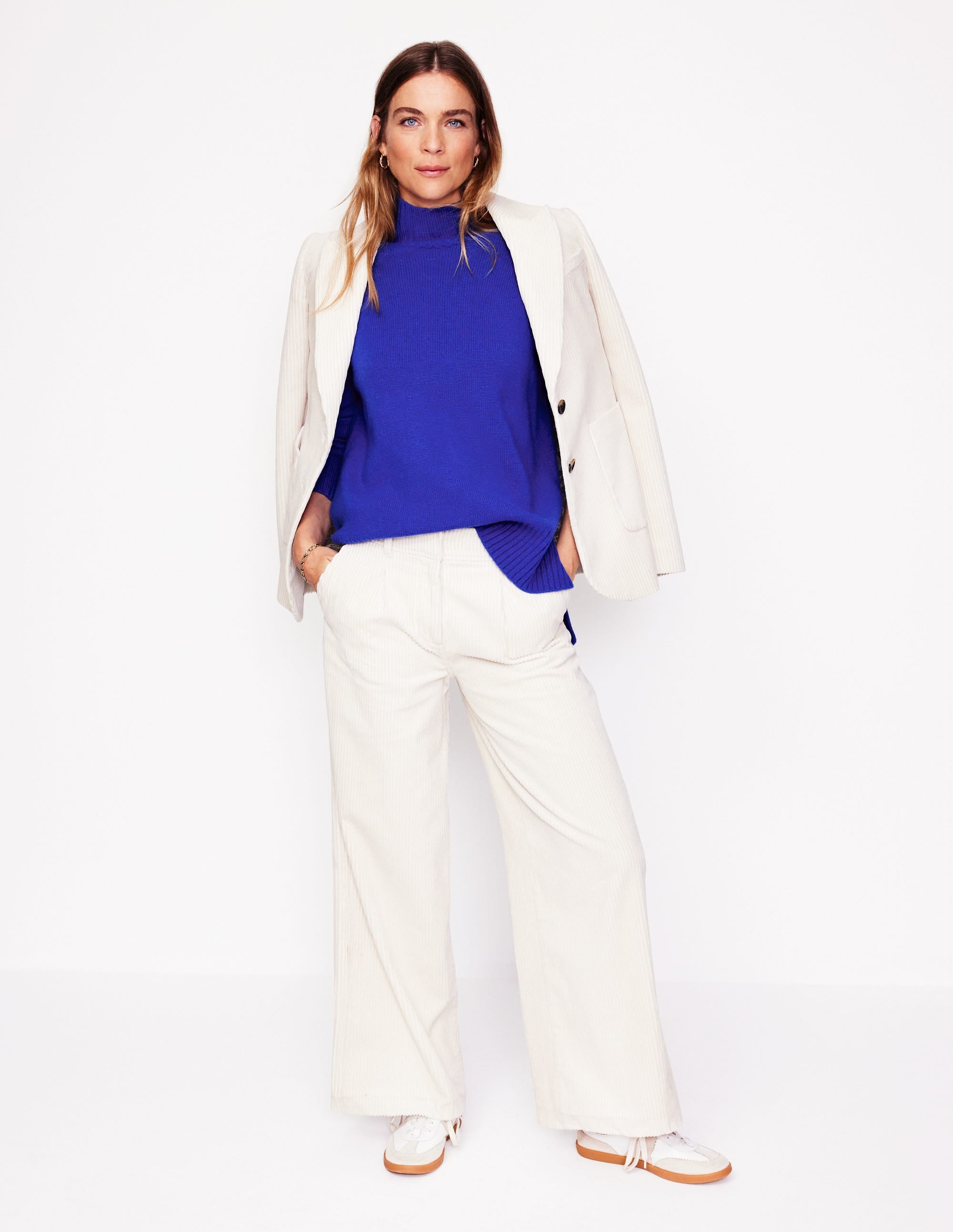 Jessica Oversized Jumper-Rich Blue - Image 5