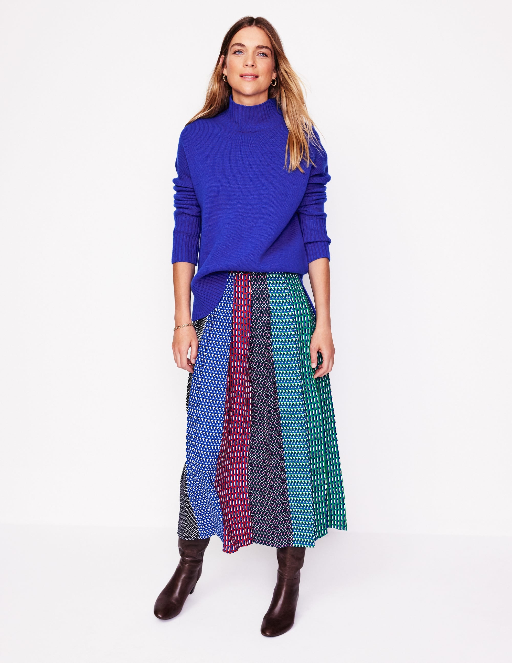 Jessica Oversized Jumper-Rich Blue - Image 6